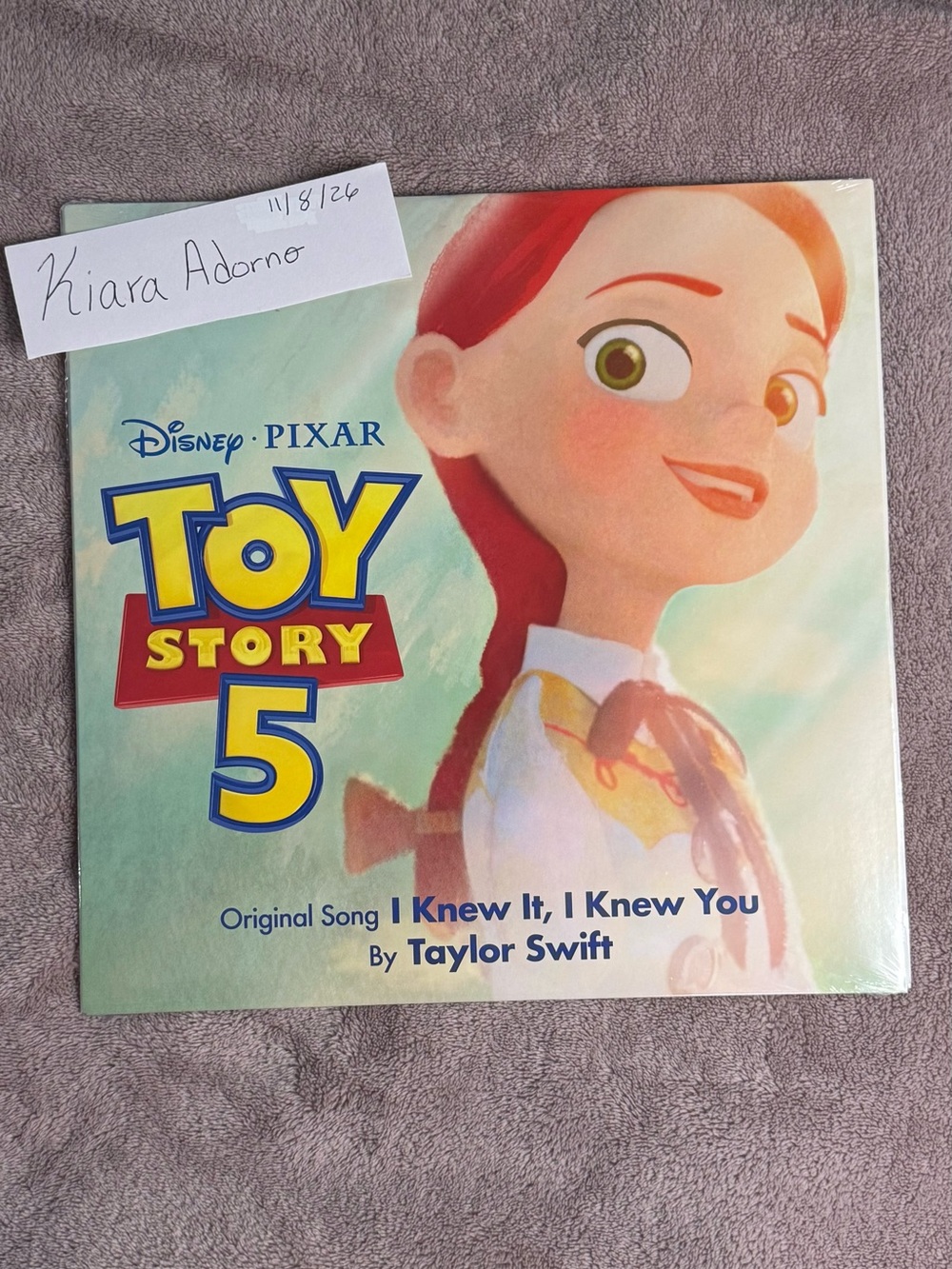 Taylor Swift Toy Story Vinyl Record - I knew It. I knew You Jessie Hat